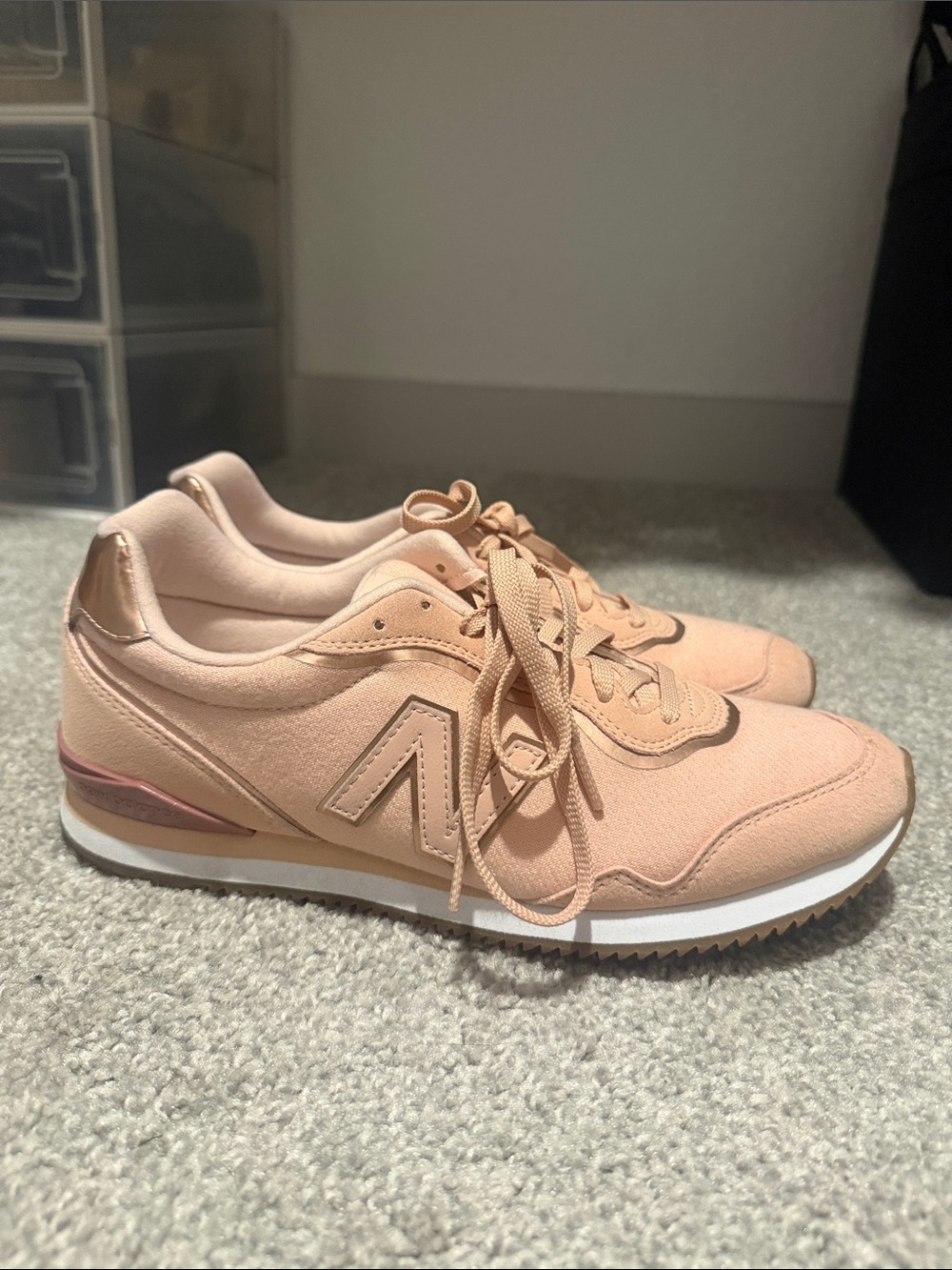 New Balance Women's Blush Pink Retro Runner Sneakers